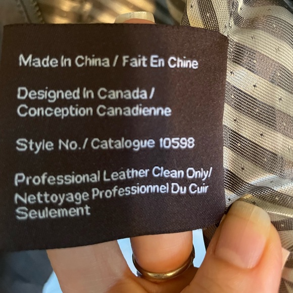 Genuine gray leather jacket - Picture 8 of 8